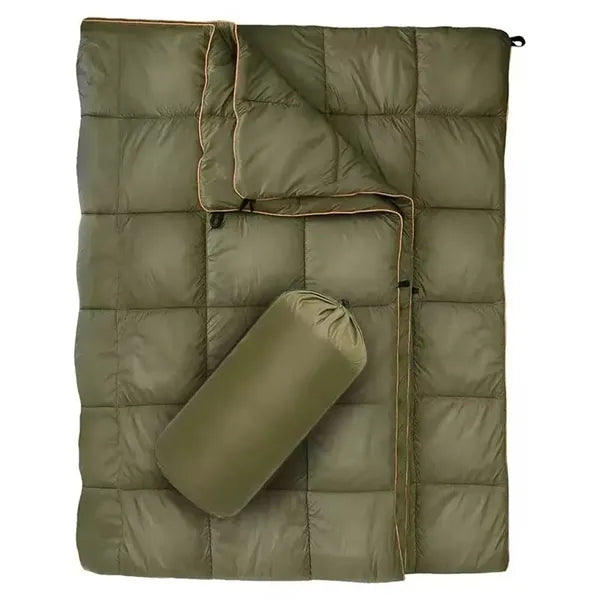 Outdoor waterproof down gravity blanket