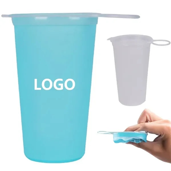 7 oz Foldable Soft Race Running Drinking TPU Cup