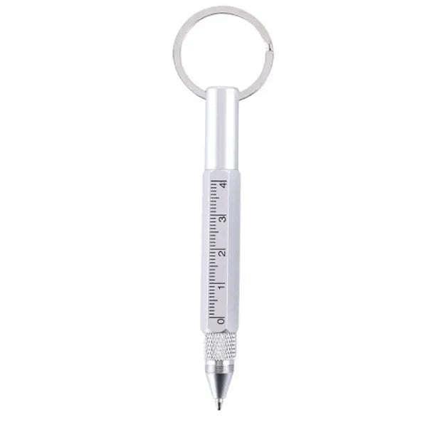 Multi-Purpose Mini Keychain Metal Ballpoint Pen