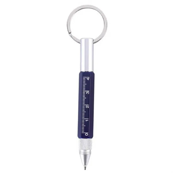 Multi-Purpose Mini Keychain Metal Ballpoint Pen