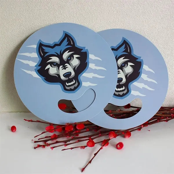 Round PP Plastic Hand Fan