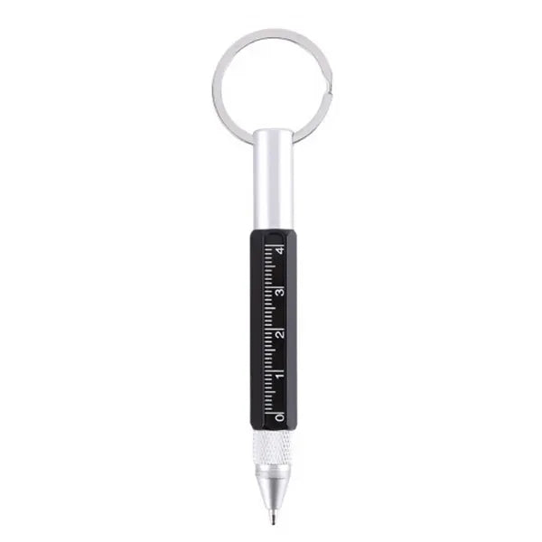 Multi-Purpose Mini Keychain Metal Ballpoint Pen