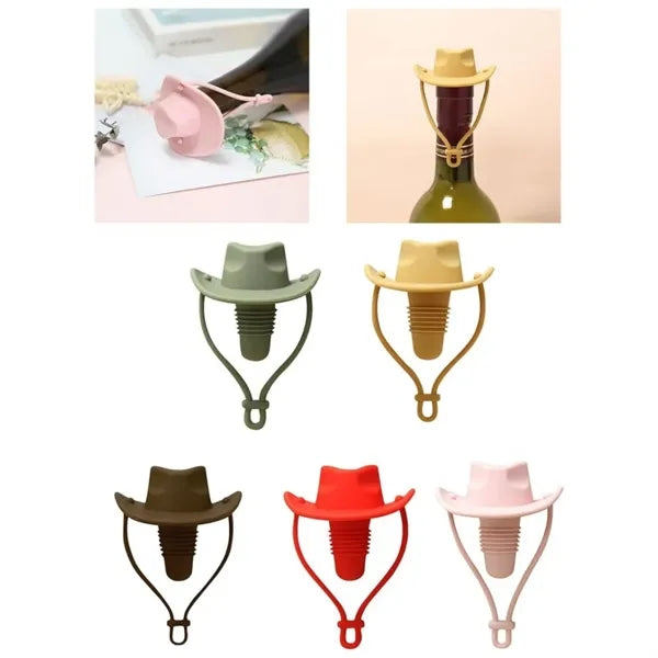 Funny Hat Shaped Silicone Wine Stopper