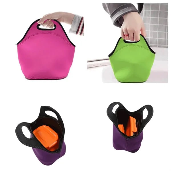 Waterproof Rubber Picnic Lunch Bag