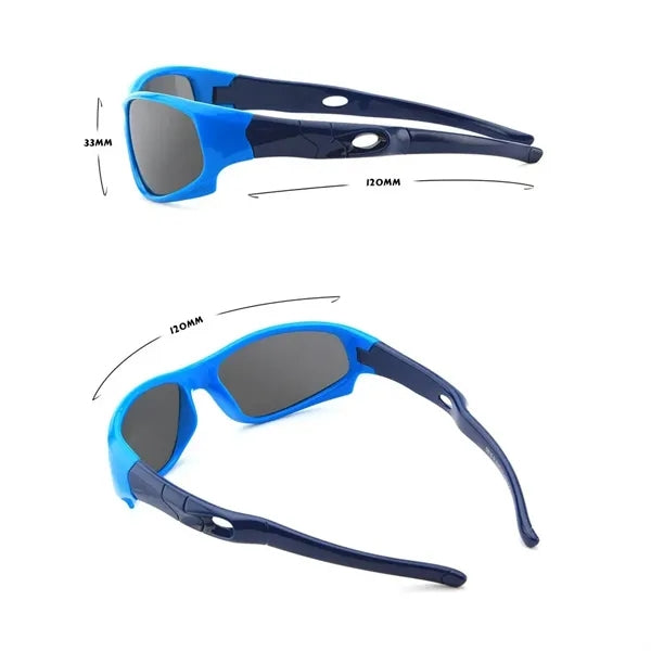 UV400 Kids Sport Sunglasses w/ Polycarbonate Frame