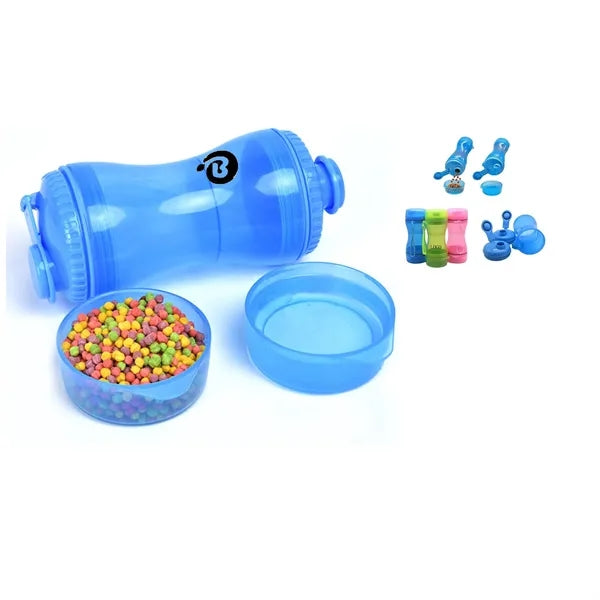 Pet Food Water Bottle With Bowl