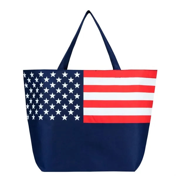 American Flag Non-Woven Tote Bag