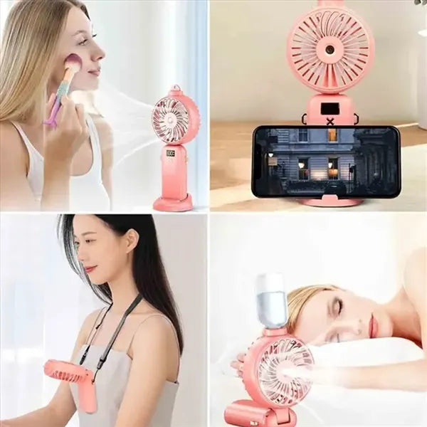 Foldable Fan with Humidifier