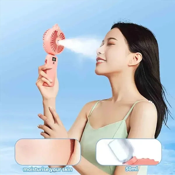 Foldable Fan with Humidifier
