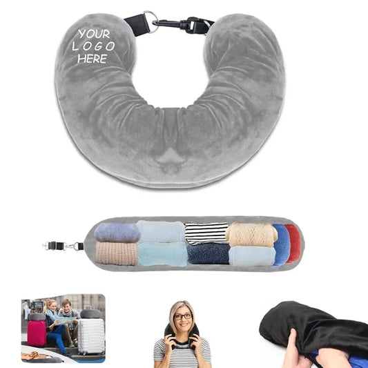 Travel Neck Pillow Luggage Storage Case
