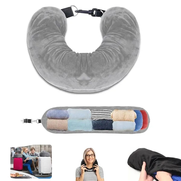 Travel Neck Pillow Luggage Storage Case