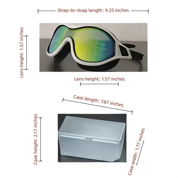 Anti Fog Large Frame Swimming Goggles With Silicone Seal