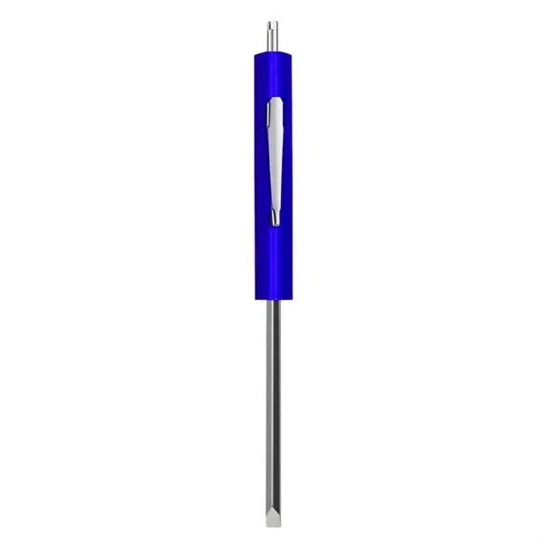Reversible Screwdriver with Valve Stem Top