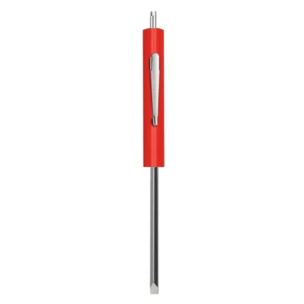Reversible Screwdriver with Valve Stem Top