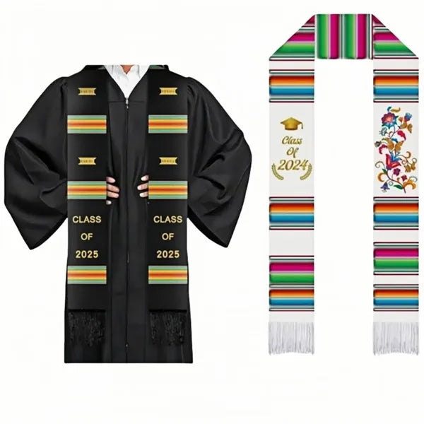 Graduation Satin Honor Stole For Bachelor And Doctoral Gown