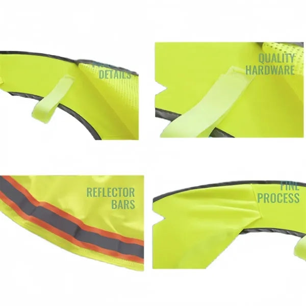 High Visibility Safety Sun Shade For Hard Hats