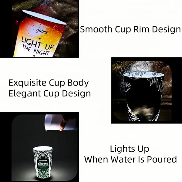 14 Oz Custom LED Glow Cup with Flashing Lights for Events