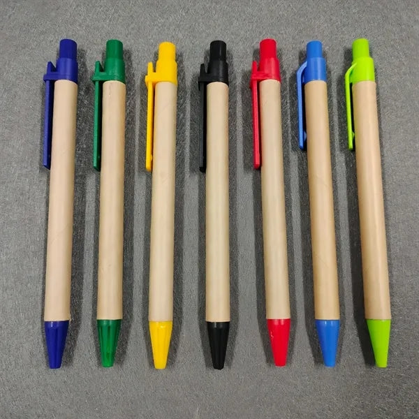 Eco Spiral Notebook With Recycled Pen And Elastic Closure