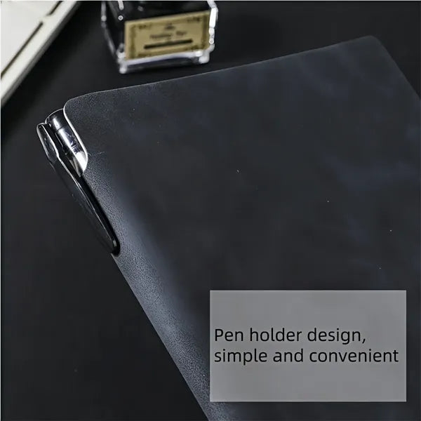 Soft PU Leather Journal With Side Pen Loop