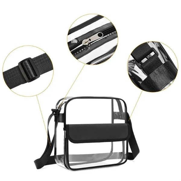 Clear Stadium Messenger Shoulder Bag