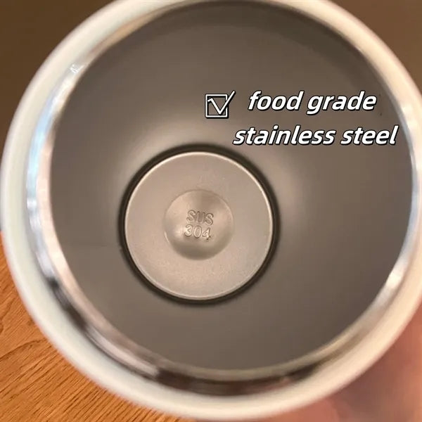 19oz Stainless Steel Tumbler with Straw and Handle