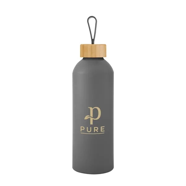 25 Oz. Blaire Recycled Aluminum Bottle With Bamboo Lid An...