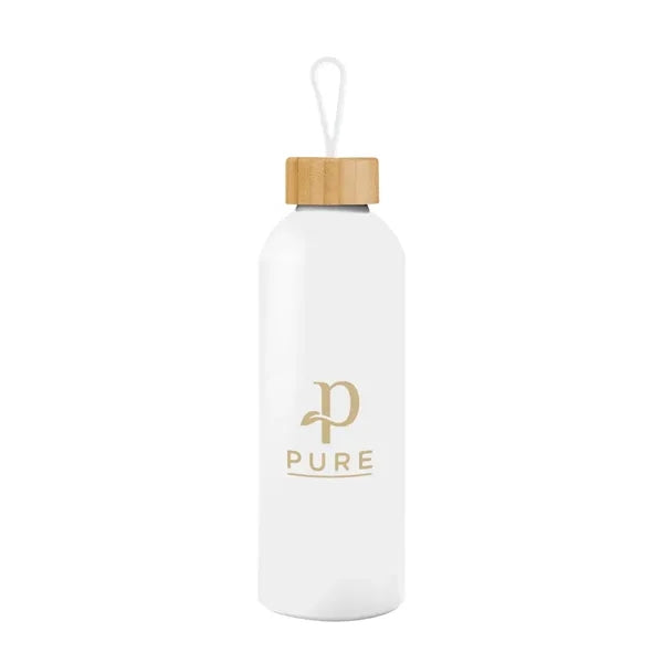 25 Oz. Blaire Recycled Aluminum Bottle With Bamboo Lid An...