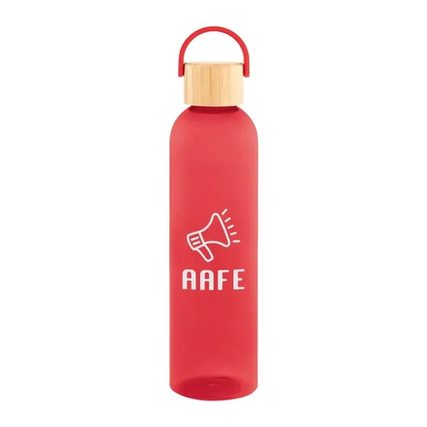 32 Oz. Jeffrey rPET Bottle With Bamboo Lid And Easy Carry...