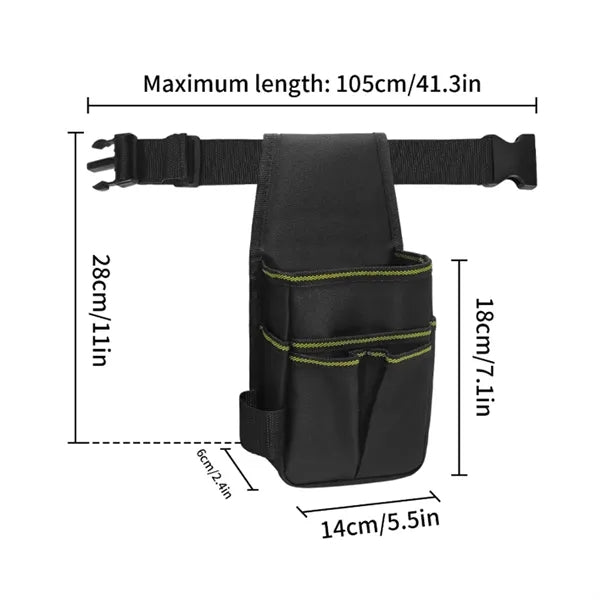 Heavy Duty Adjustable Tool Pouch Belt Waist Bags