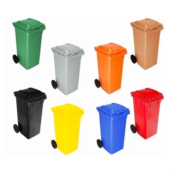 Miniature Trash Can Desk Organizer