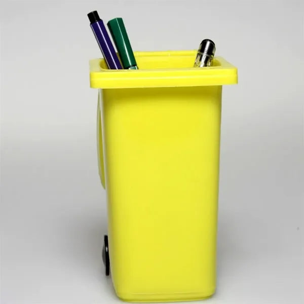 Miniature Trash Can Desk Organizer