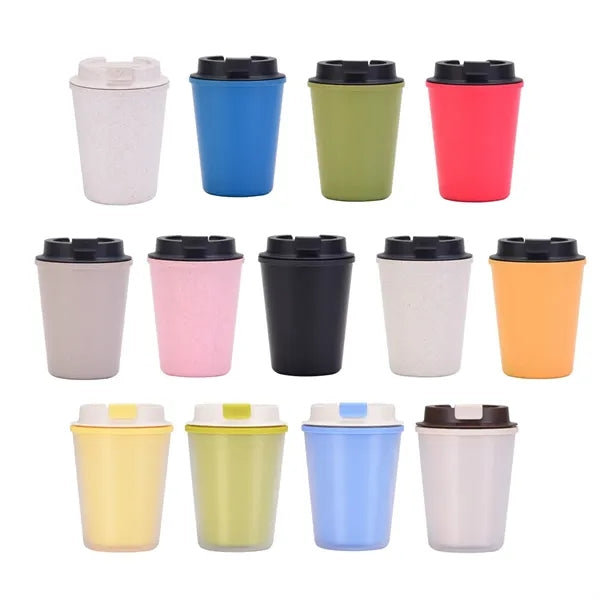 12oz. Portable Wheat Straw Coffee Cup