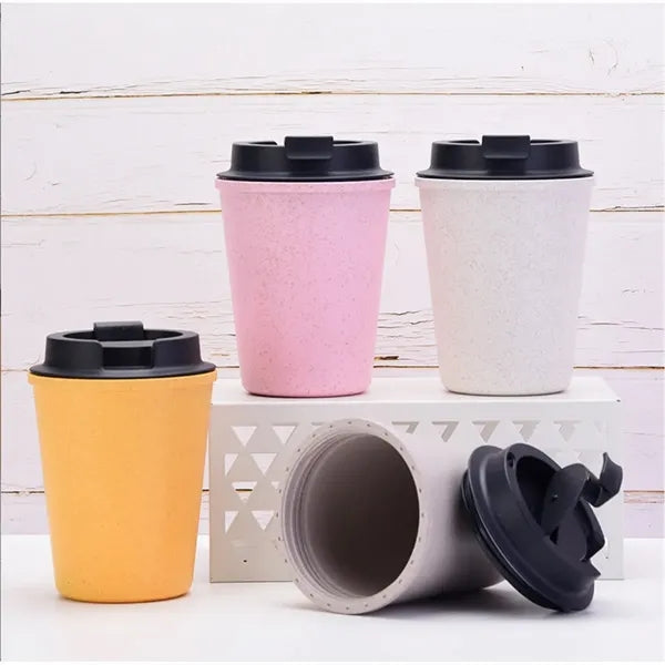 12oz. Portable Wheat Straw Coffee Cup