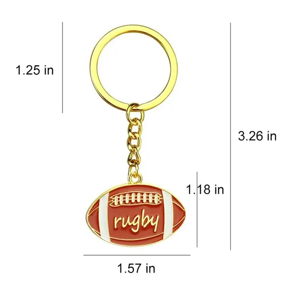 Ball Model Metal Keychain