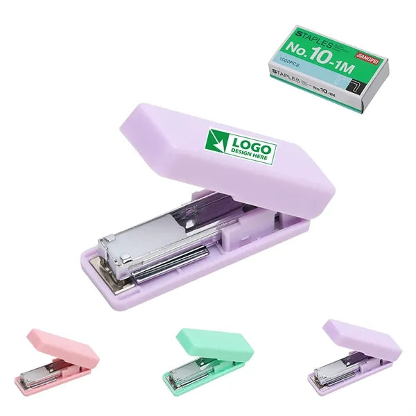 Mini Stapler Set with Built-In Remover and 1000 Staples