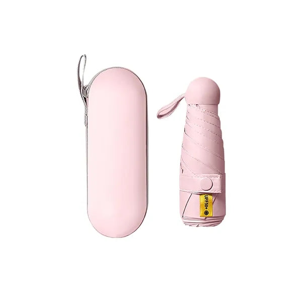 Travel Mini Umbrella for Purse With Case