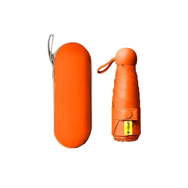 Travel Mini Umbrella for Purse With Case