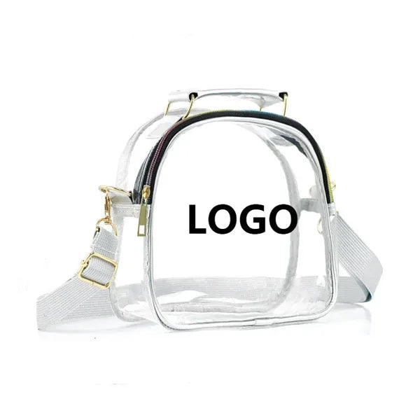 PVC Transparent Clutch Clear Purse Crossbody Bag