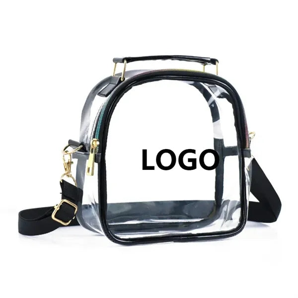 PVC Transparent Clutch Clear Purse Crossbody Bag