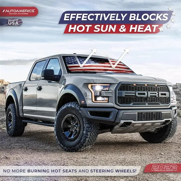 Foldable Car Front Window Sunshade for Most Sedans SUV Truck