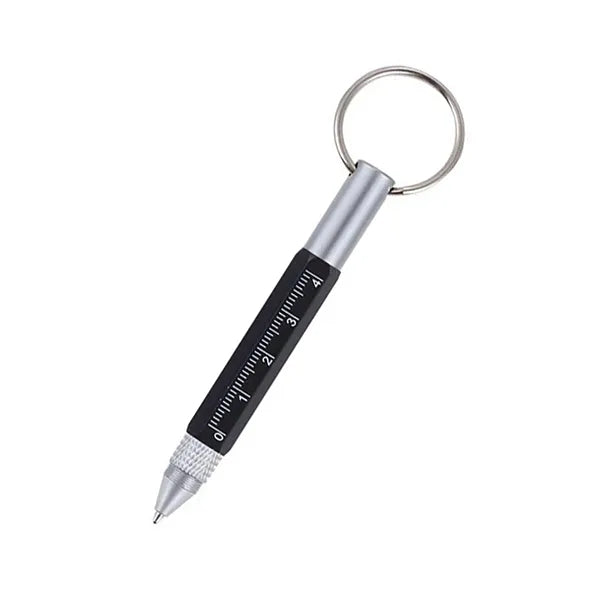 6 in 1 Multitool Key Ring Screwdriver Pen with Ruler