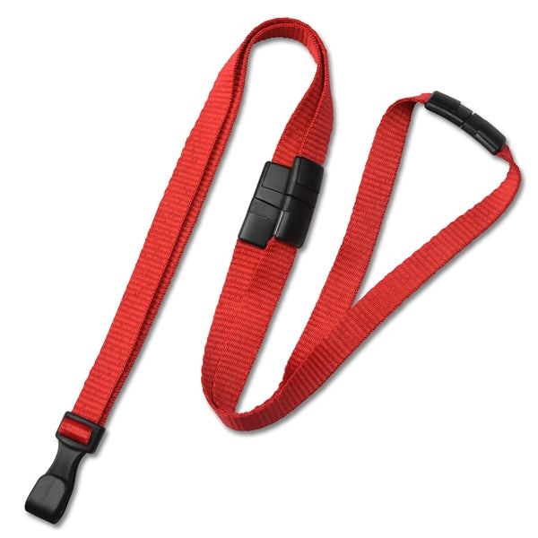 3/8" Blank 3-Breakaway Recycled P.E.T. Lanyards