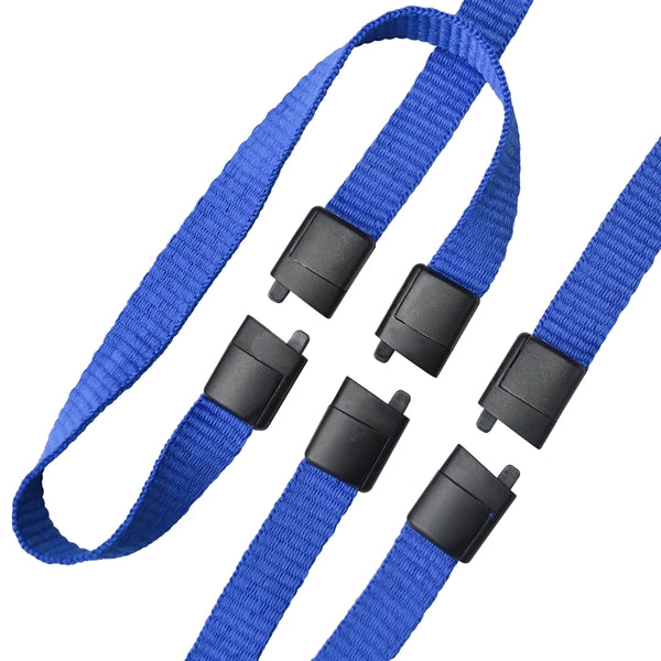 3/8" Blank 3-Breakaway Recycled P.E.T. Lanyards