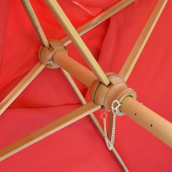 8' Square Wood Market Umbrella Single-Sided Dye Sub Kit