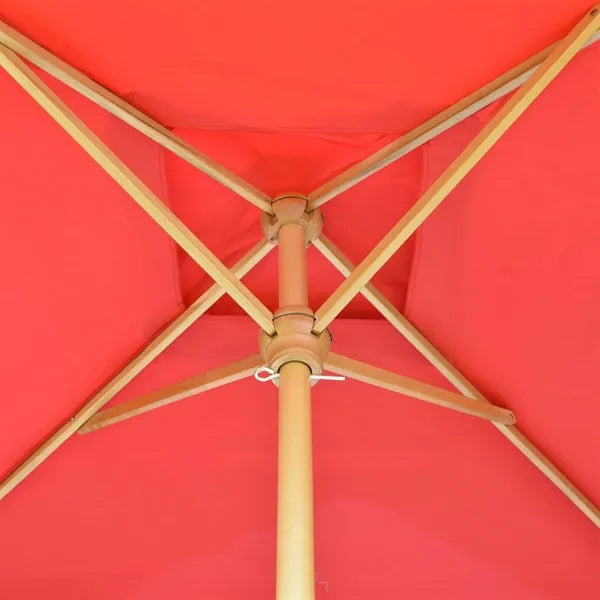 8' Square Wood Market Umbrella Single-Sided Dye Sub Kit