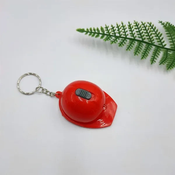 Firefighter Helmet LED Keychain