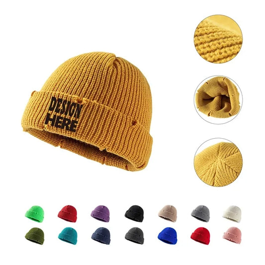 Cold-proof and Warm Outdoor Knitted Cap
