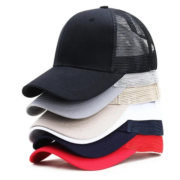 Cotton Mesh Baseball Cap