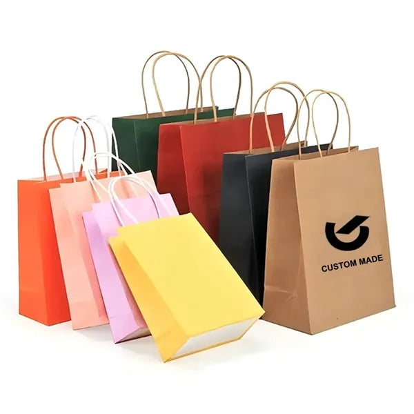 Kraft Shopping Tote Bag - Kraft Paper Bags