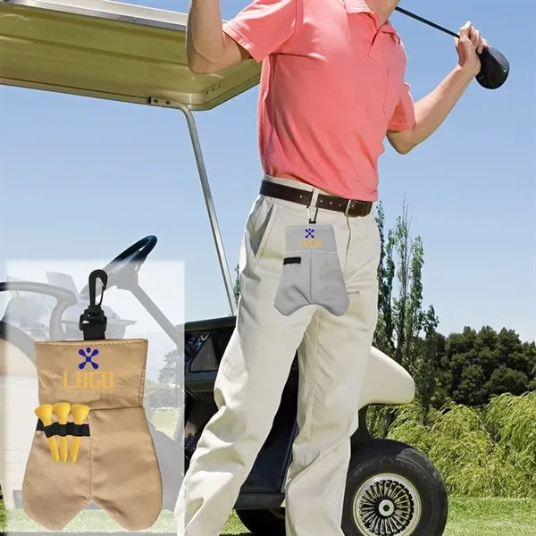 Funny Golf Ball Tee Storage Bag